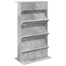 Magasin Rack Beton Grå 70 x 41 x 126 cm Konstrueret træ