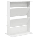 Magasin Rack Hvid 70 x 41 x 96 cm Konstrueret træ