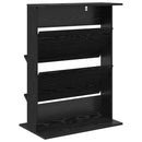 Magasin Rack Sort eg 70 x 41 x 96 cm Konstrueret træ