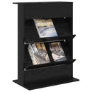 Magasin Rack Sort eg 70 x 41 x 96 cm Konstrueret træ