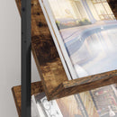 Magasin Rack Røget eg 68 x 40 x 123.5 cm Konstrueret træ