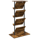 Magasin Rack Røget eg 68 x 40 x 123.5 cm Konstrueret træ