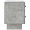 Natskab 2 pcs Betongrå 43 x 34,5 x 47,5 cm Konstrueret træ