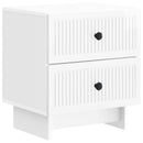 Natskab 2 pcs Hvid højglans 43 x 34,5 x 47,5 cm Konstrueret træ
