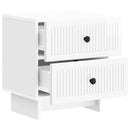 Natskab 2 pcs Hvid højglans 43 x 34,5 x 47,5 cm Konstrueret træ