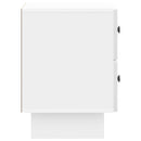 Natskab 2 pcs Hvid højglans 43 x 34,5 x 47,5 cm Konstrueret træ