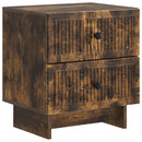 Natskab 2 pcs Røget eg 43 x 34,5 x 47,5 cm Konstrueret træ