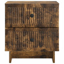 Natskab 2 pcs Røget eg 43 x 34,5 x 47,5 cm Konstrueret træ
