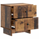 Natskab 2 pcs Gammelt træ 43 x 34,5 x 47,5 cm Konstrueret træ