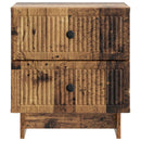 Natskab 2 pcs Gammelt træ 43 x 34,5 x 47,5 cm Konstrueret træ