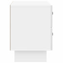 Natskab Hvid højglans 62 x 34,5 x 47,5 cm Konstrueret træ