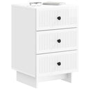 Natskab Hvid højglans 43 x 41 x 66,5 cm Konstrueret træ