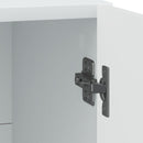 Natskab 2 pcs Hvid 43 x 34,5 x 50 cm Konstrueret træ