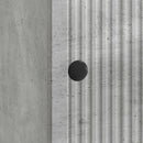 Natskab 2 pcs Betongrå 43 x 34,5 x 50 cm Konstrueret træ
