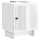 Natskab 2 pcs Hvid højglans 43 x 34,5 x 50 cm Konstrueret træ