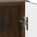 Natskab 2 pcs Røget eg 43 x 34,5 x 50 cm Konstrueret træ