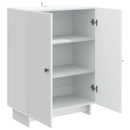 Sideboard Hvid 66 x 34,5 x 90 cm Konstrueret træ