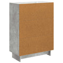Sideboard Betongrå 66 x 34,5 x 90 cm Konstrueret træ