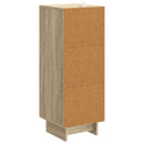 Sideboard Sonoma-eg 33 x 34,5 x 90 cm Konstrueret træ