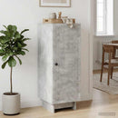 Sideboard Betongrå 33 x 34,5 x 90 cm Konstrueret træ