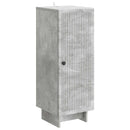Sideboard Betongrå 33 x 34,5 x 90 cm Konstrueret træ