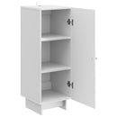 Sideboard Hvid højglans 33 x 34,5 x 90 cm Konstrueret træ