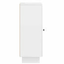 Sideboard Hvid højglans 33 x 34,5 x 90 cm Konstrueret træ