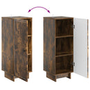 Sideboard Røget eg 33 x 34,5 x 90 cm Konstrueret træ