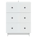 Skuffeskab Hvid 66 x 34,5 x 90 cm Konstrueret træ