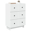 Skuffeskab Hvid 66 x 34,5 x 90 cm Konstrueret træ