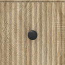 Skuffeskab Sonoma-eg 66 x 34,5 x 90 cm Konstrueret træ