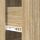 Skuffeskab Sonoma-eg 66 x 34,5 x 90 cm Konstrueret træ