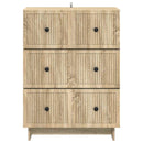 Skuffeskab Sonoma-eg 66 x 34,5 x 90 cm Konstrueret træ