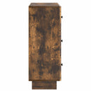 Skuffeskab Røget eg 66 x 34,5 x 90 cm Konstrueret træ