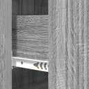Skuffeskab Grå sonoma-eg 66 x 34,5 x 90 cm Konstrueret træ