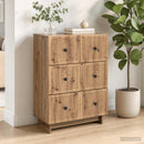 Skuffeskab 66 x 34,5 x 90 cm Konstrueret træ Artisan-eg