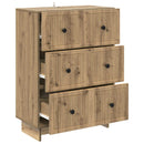 Skuffeskab 66 x 34,5 x 90 cm Konstrueret træ Artisan-eg