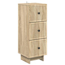 Skuffeskab Sonoma-eg 33 x 34,5 x 90 cm Konstrueret træ