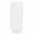 Sideboard med skuffe Hvid 66 x 34,5 x 90 cm Konstrueret træ