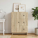 Sideboard Sonoma-eg 66 x 34,5 x 90 cm Konstrueret træ