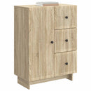 Sideboard Sonoma-eg 66 x 34,5 x 90 cm Konstrueret træ
