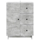 Sideboard med skuffe Betongrå 66 x 34,5 x 90 cm Konstrueret træ