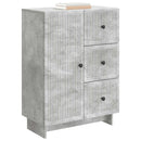 Sideboard med skuffe Betongrå 66 x 34,5 x 90 cm Konstrueret træ