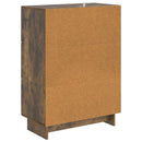 Sideboard med skuffe Røget eg 66 x 34,5 x 90 cm Konstrueret træ