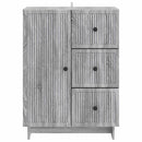 Sideboard Grå sonoma-eg 66 x 34,5 x 90 cm Konstrueret træ