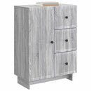 Sideboard Grå sonoma-eg 66 x 34,5 x 90 cm Konstrueret træ
