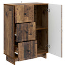 Sideboard Gammelt træ 66 x 34,5 x 90 cm Konstrueret træ