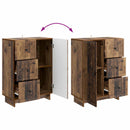 Sideboard Gammelt træ 66 x 34,5 x 90 cm Konstrueret træ