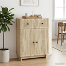 Sideboard Sonoma-eg 66 x 34,5 x 90 cm Konstrueret træ