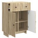 Sideboard Sonoma-eg 66 x 34,5 x 90 cm Konstrueret træ
